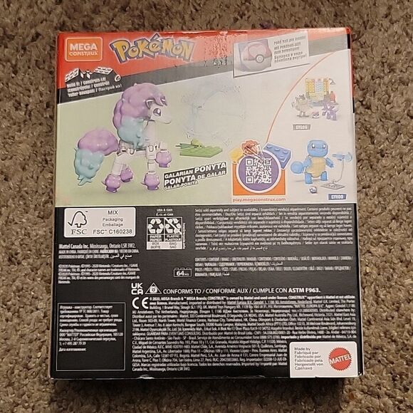 Mega Construx Pokemon Galarian Ponyta - Picture 2 of 5